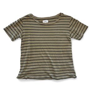 lou & grey soft striped linen baby tee